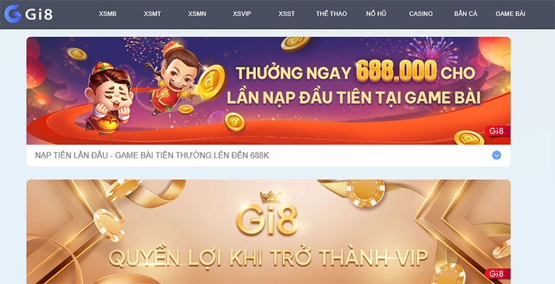 Gi8 - Game đánh bài online đổi tiền mặt uy tín nhất