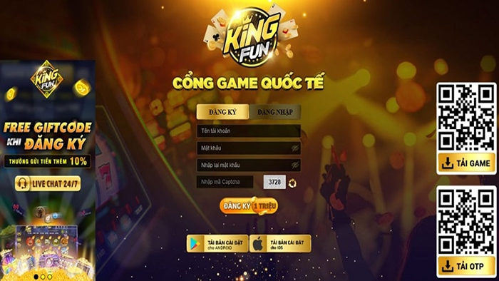Khám phá kho game King Fun tiêu chuẩn quốc tế phiên bản mới nhất